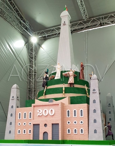 Торт к 200-летию г. Грозный от Рената Агзамова<!-- | -->