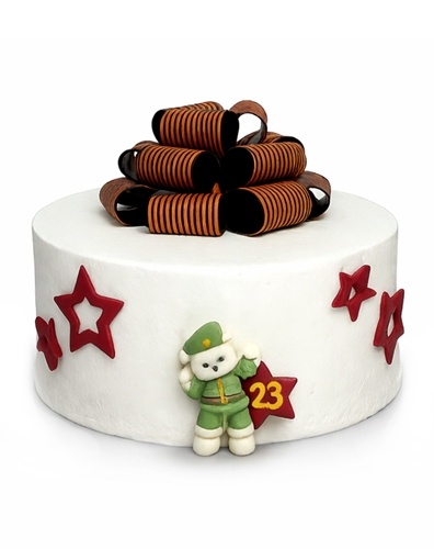 Торт к 23 февраля Ренат Агзамов<!-- | -->